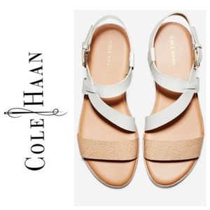 Cole Haan Findra Leather Sandals Sz: 10.5